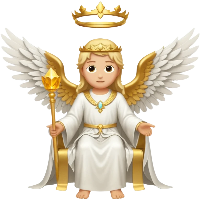 Throne, Angel. no human emoji