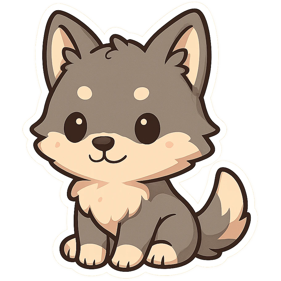 Wolf emoji