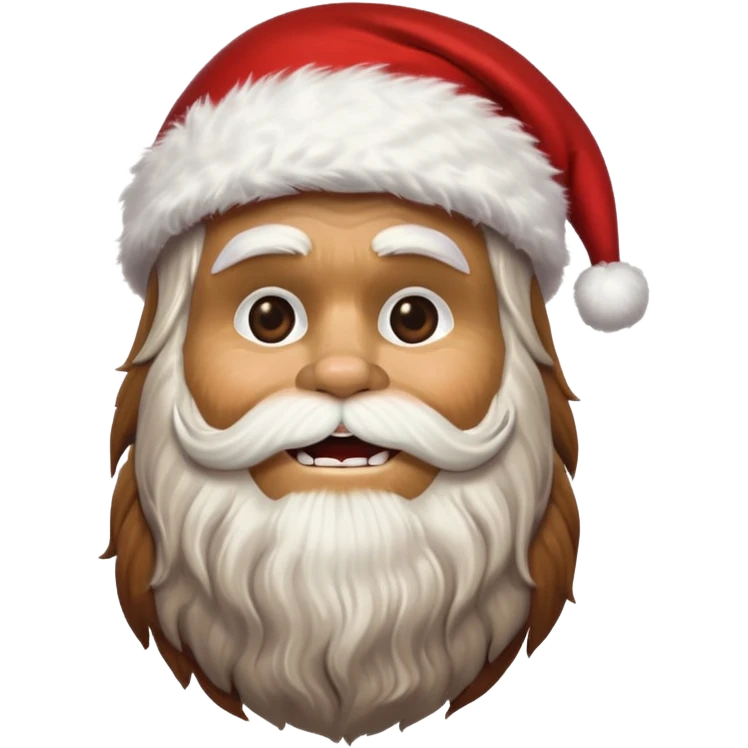 chewbacca santa emoji