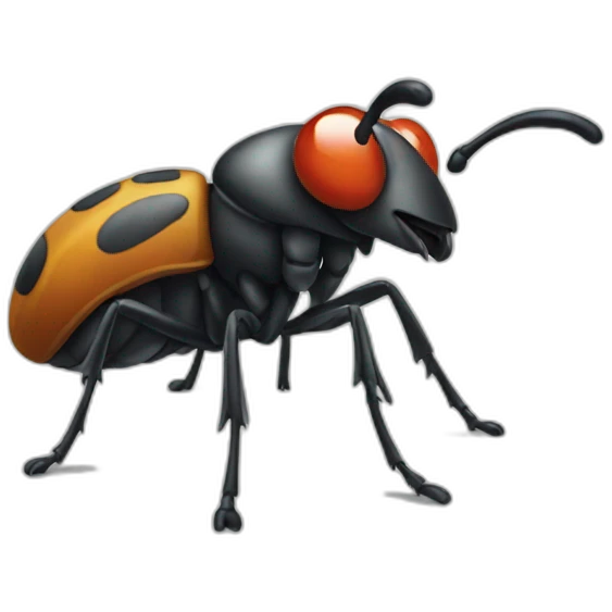goofy looking bug emoji