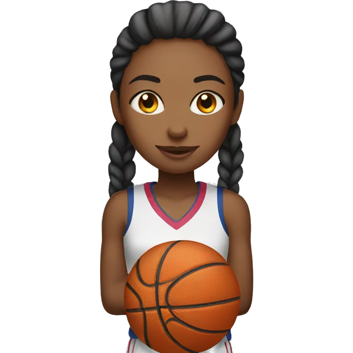 basketball girl emoji