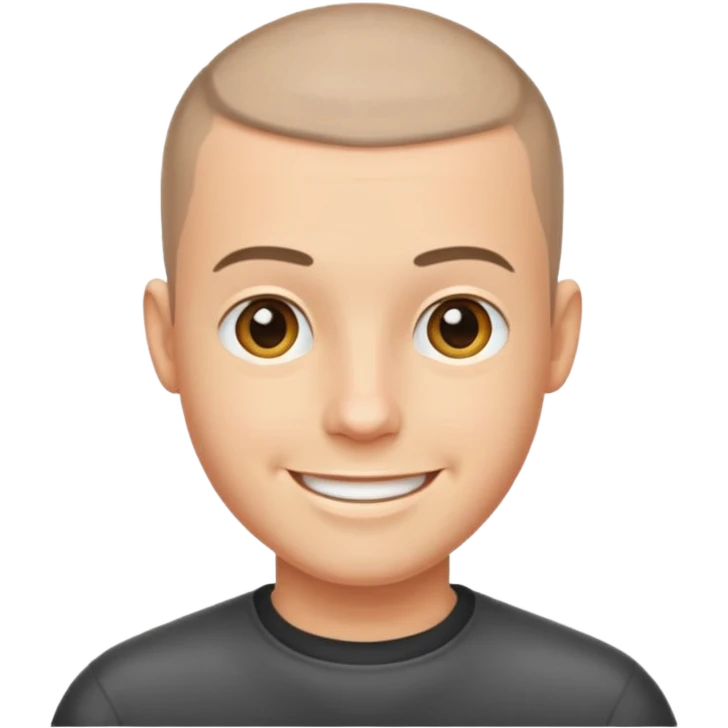 make a emoji about buzz cut man emoji