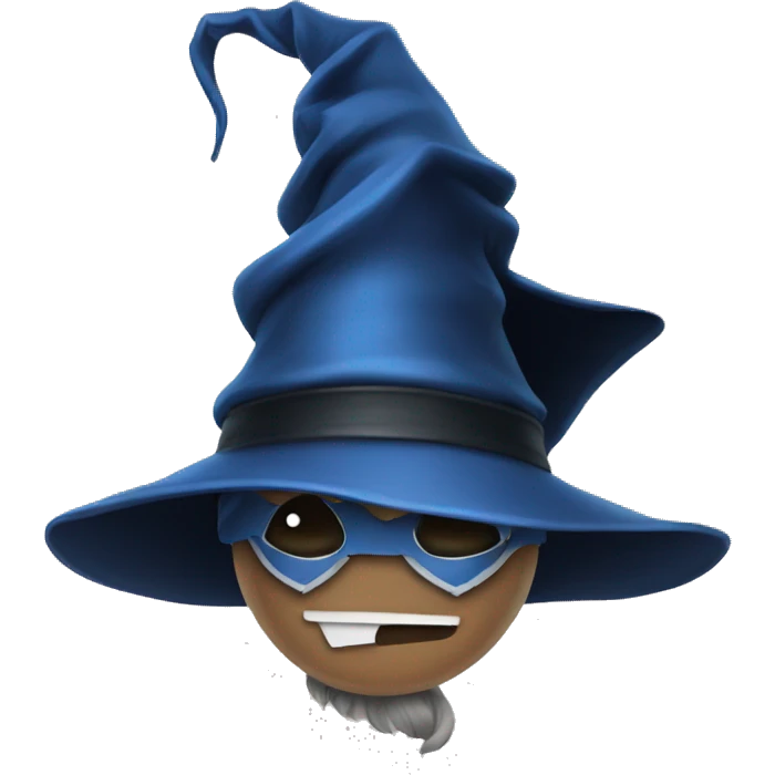 a magican hat ravenclaw emoji