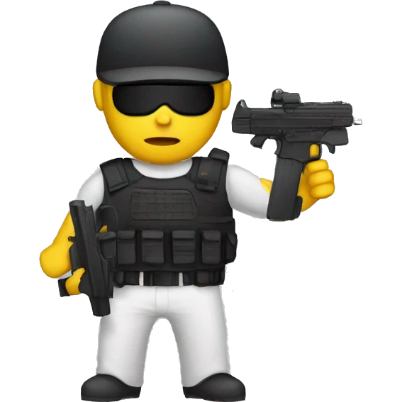 Armed security emoji