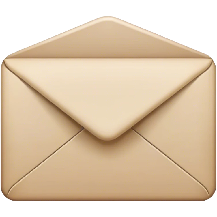 Beige mail icon emoji