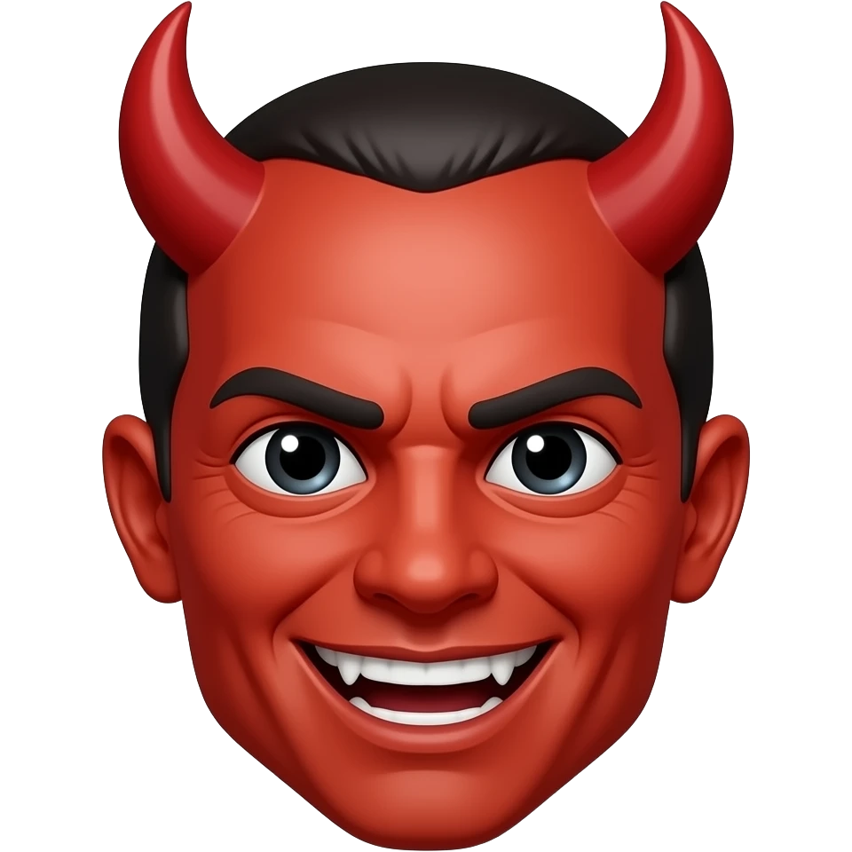 devil face emoji