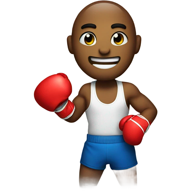 Emoji with heart eyes and boxing emoji