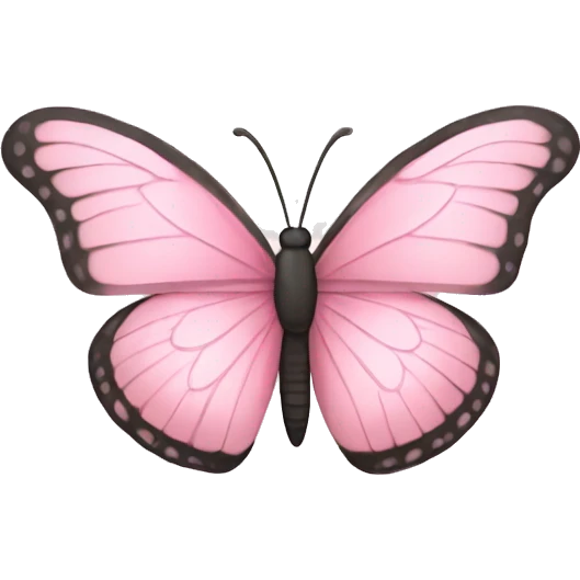 Light pink butterfly  emoji
