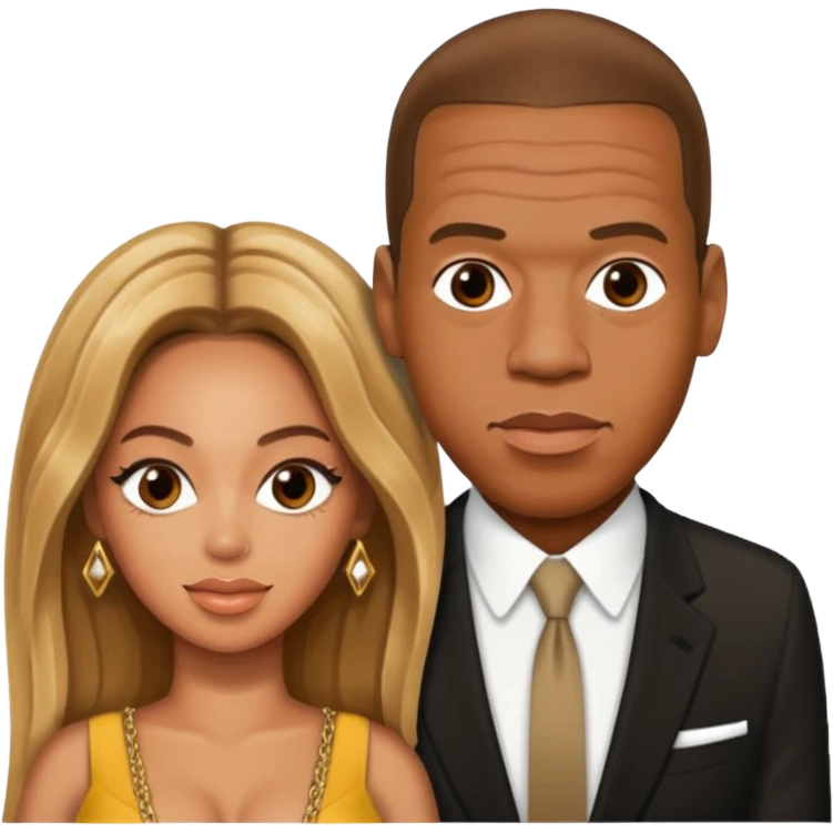 Beyonce and jay-z emoji