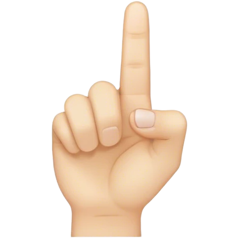 middle finger emoji