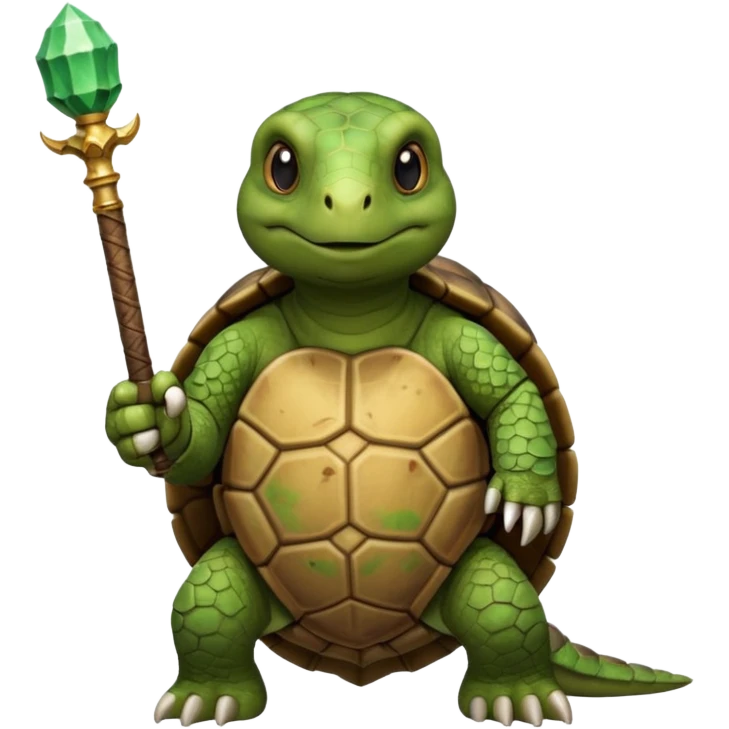 tortiose with scepter emoji