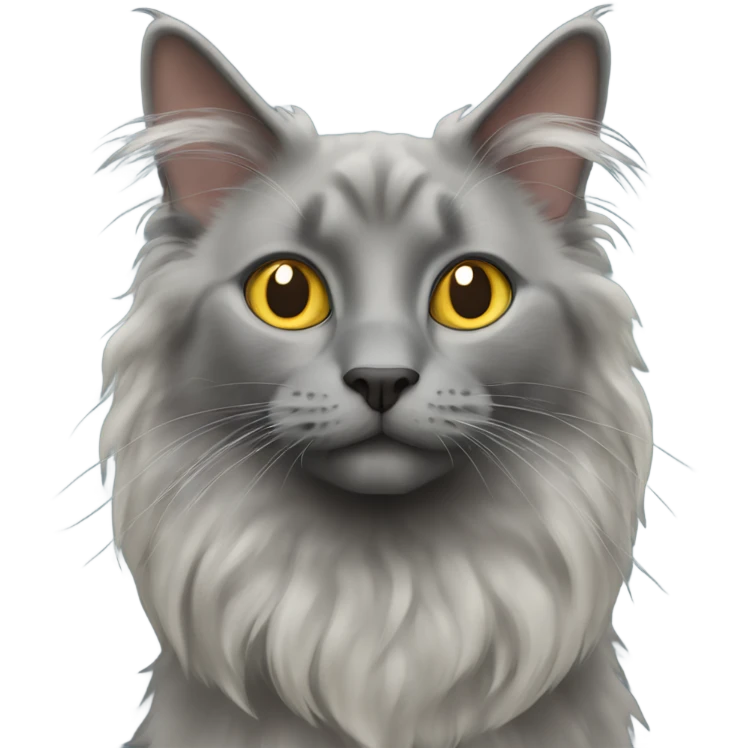 Nebelung cat emoji