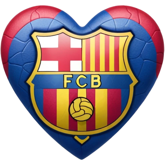 FC Barcelona heart emoji
