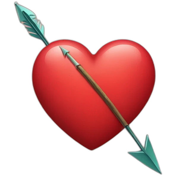 heart pierced with an arrow emoji
