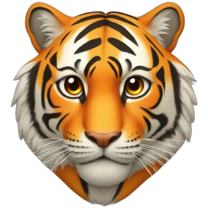 Orange tiger emoji