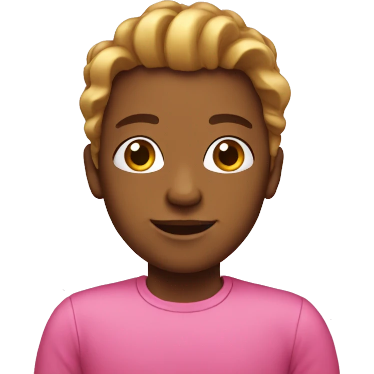 Pink emoji