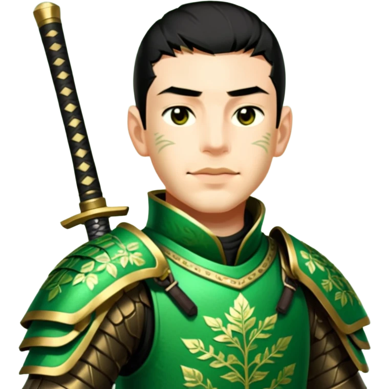 Emerald Samurai emoji