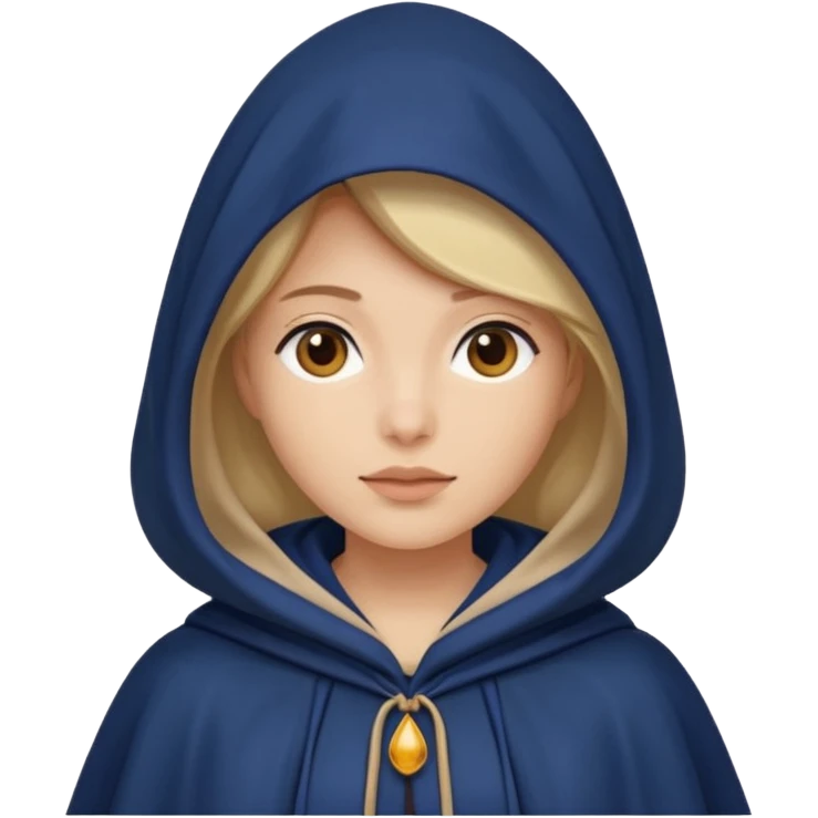 woman in cloak over head emoji