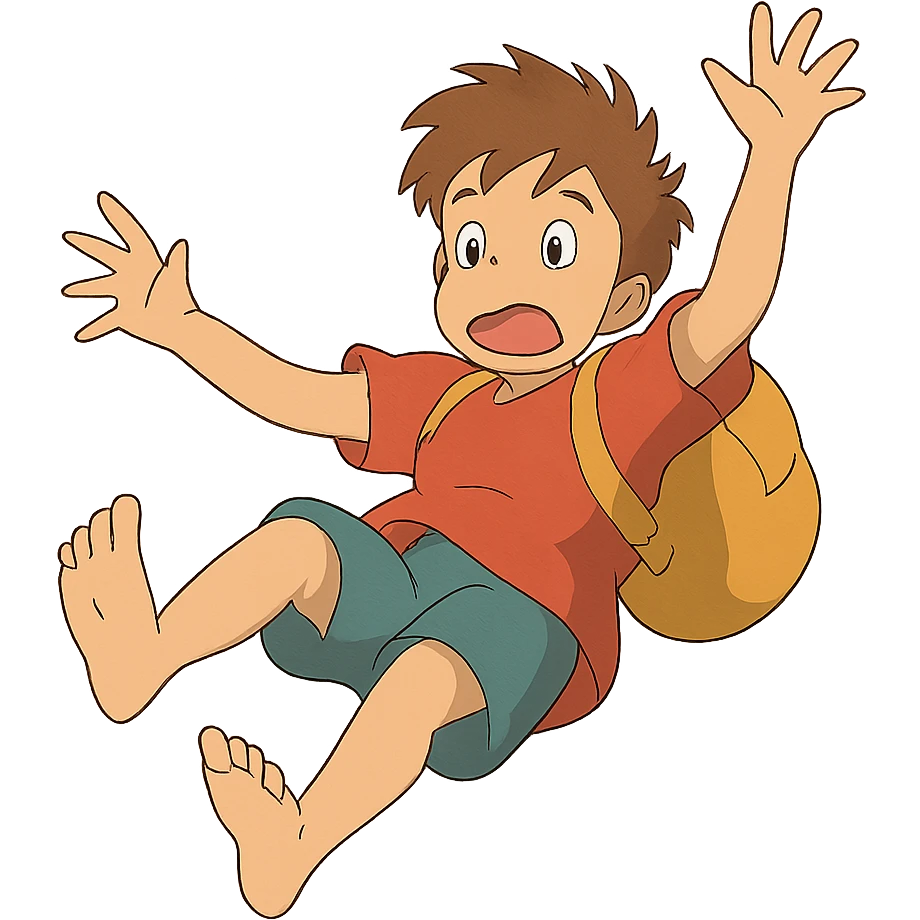 falling emoji