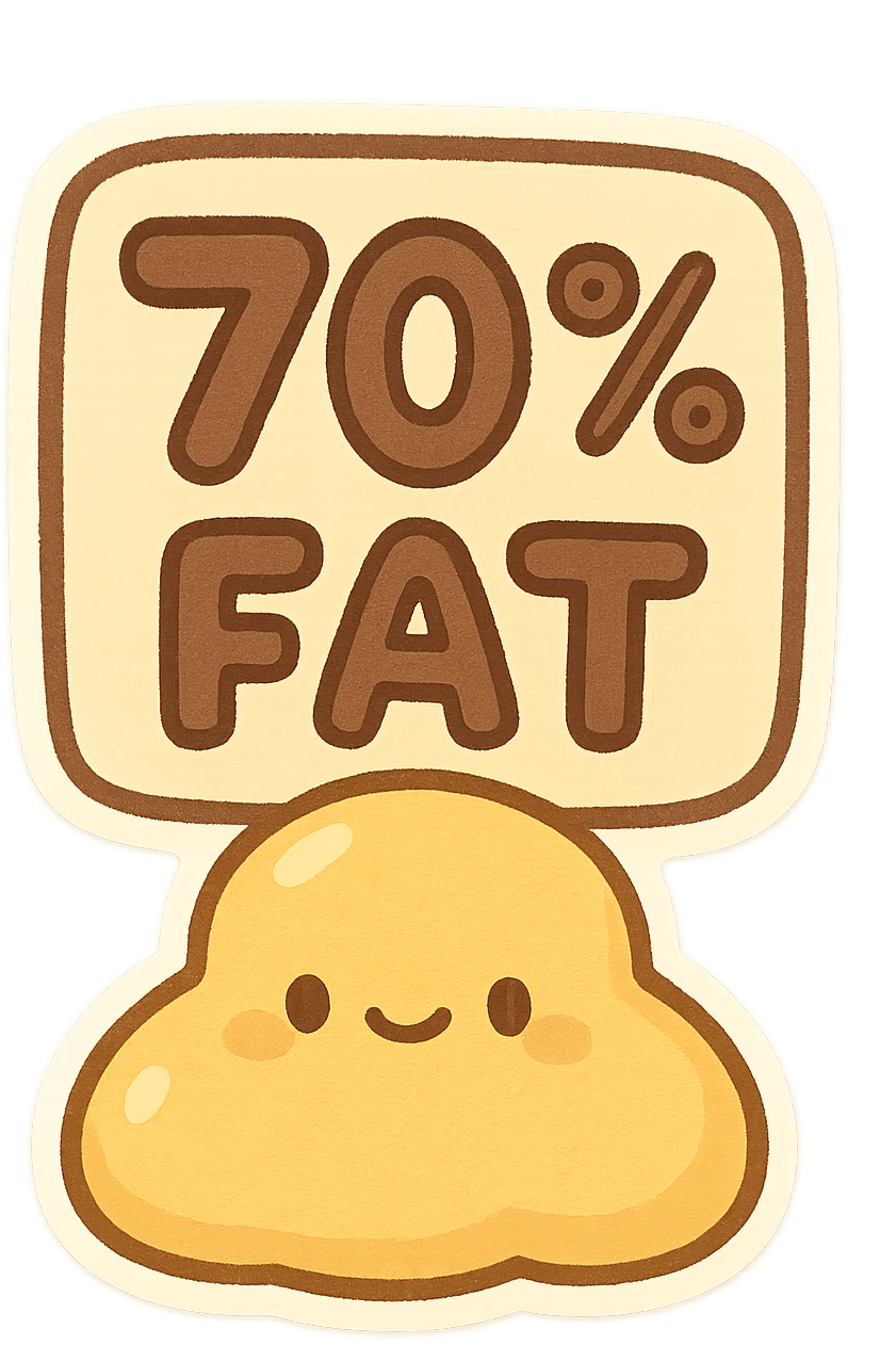fat content of the product emoji