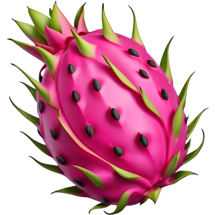 Dragon fruit emoji not spiny outside of dragonfruit no seeds no faves emoji