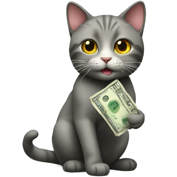 cat with money  emoji