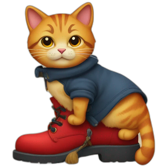 Puss in Red Boots emoji