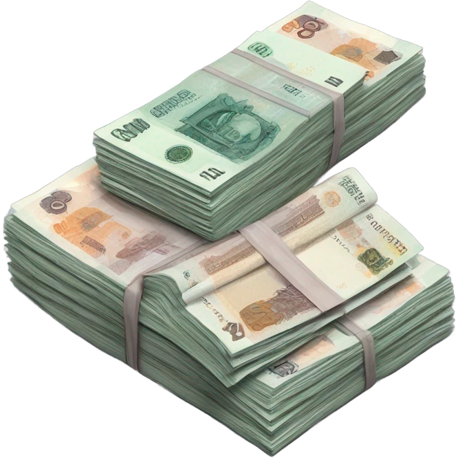 stack of rubles emoji