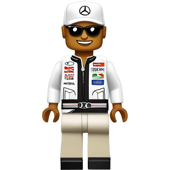 LEWIS HAMILTON lego full body emoji