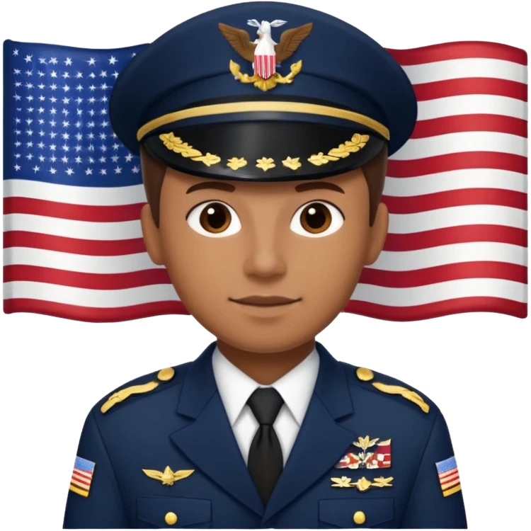 generate a very realistic American navy with flag emoji