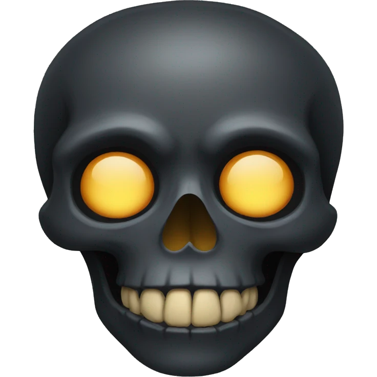 dark skull emoji
