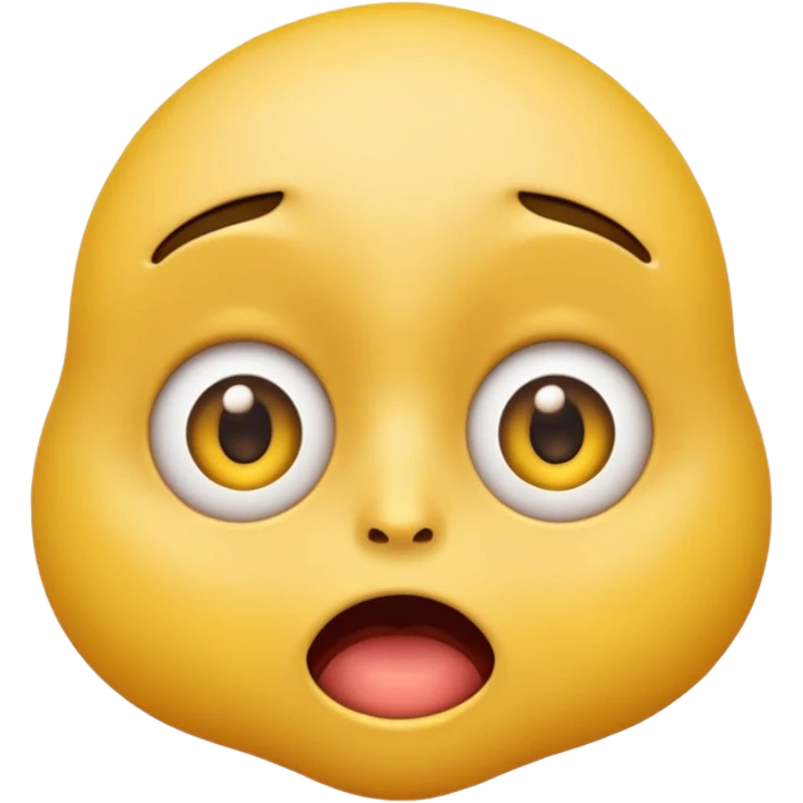 Crazy face emoji with twitching eye emoji