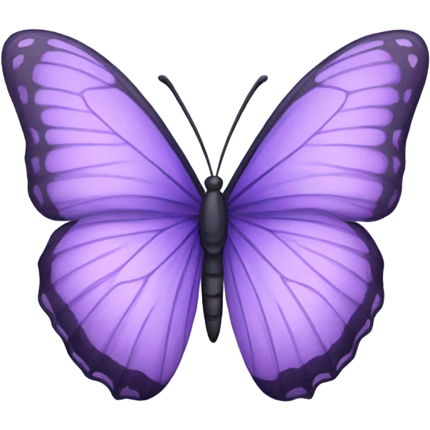 Purple lavender butterfly emoji