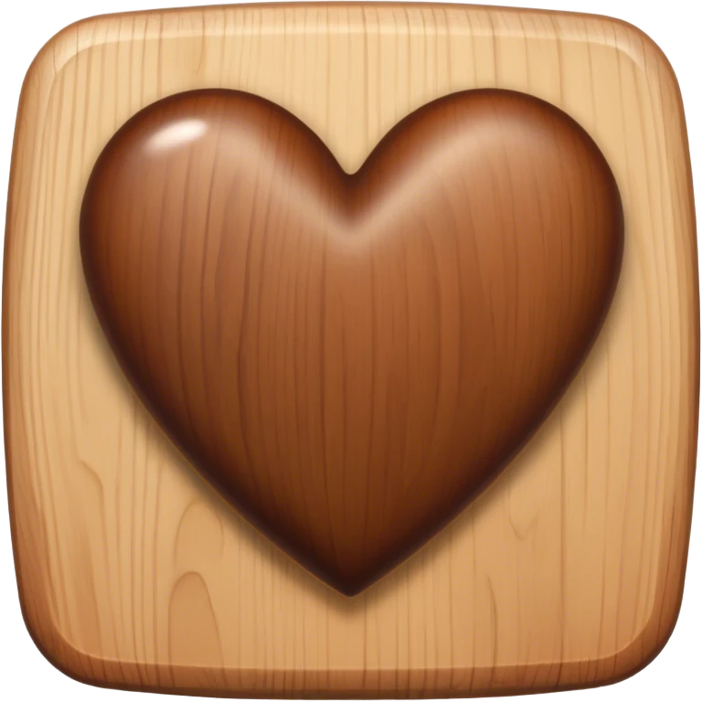 Brown heart emoji
