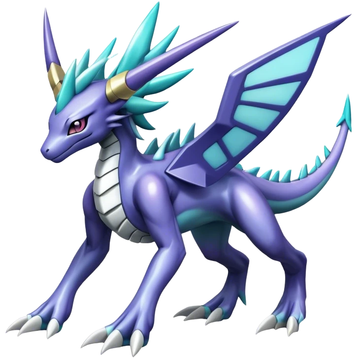  Cool Cute Edgy Shiny Godly Ethereal Digimon-Suicune-Dialga-Reptile full body emoji