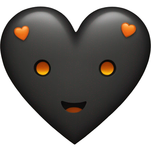 Dark orange heart emoji