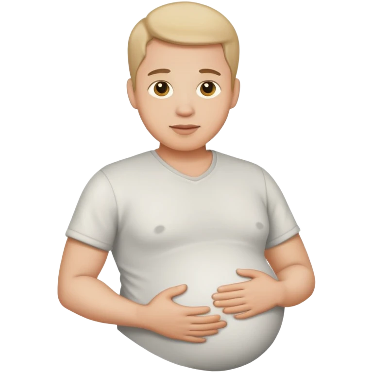 Pregnant man  emoji