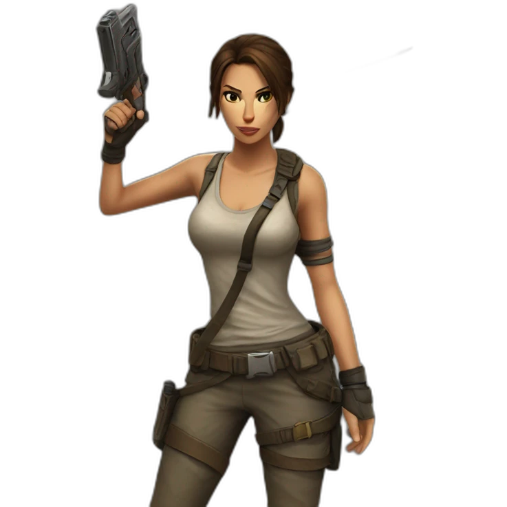 Lara croft emoji