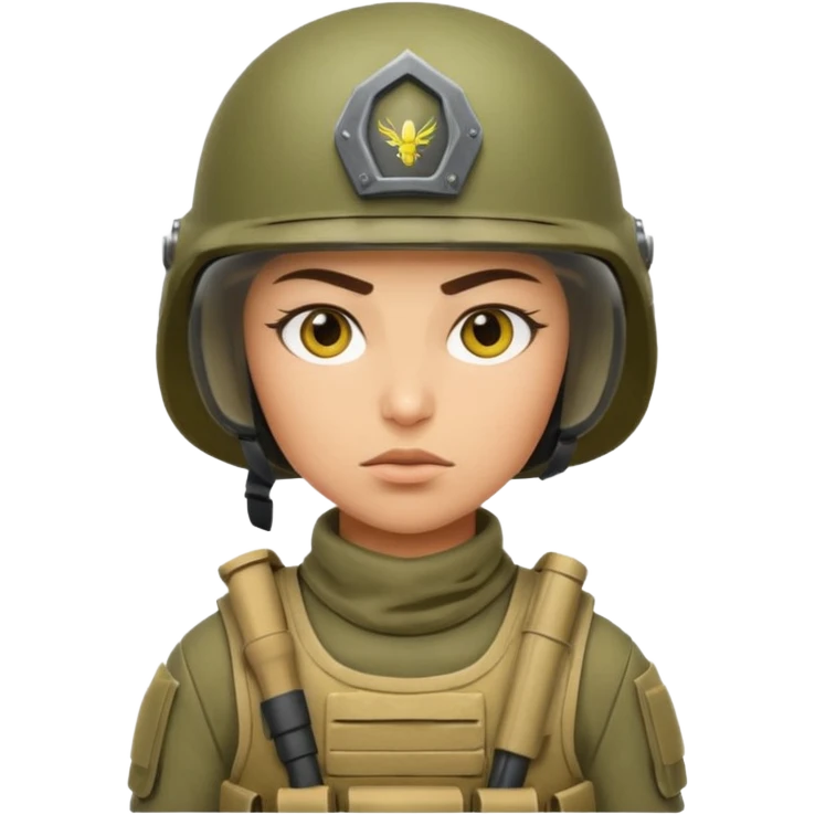 Ukrainian intelligante agency warrior emoji