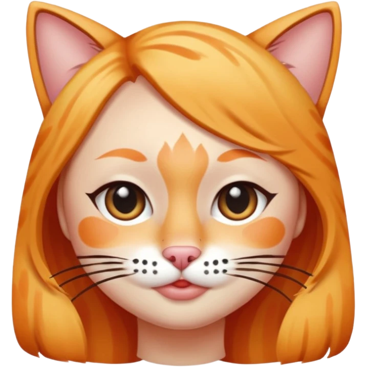 polka dots human body and cat face emoji