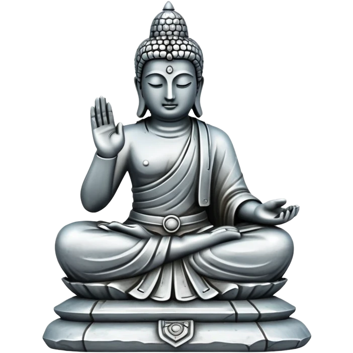silver eastern island statue emoji