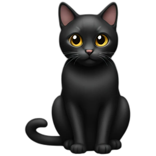 cat black emoji