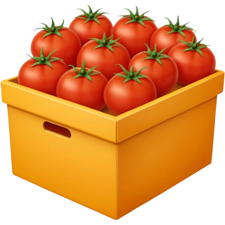 A box of tomatoes emoji