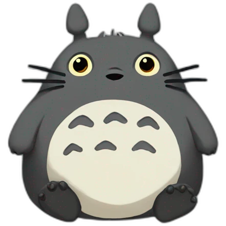 Dark totoro emoji