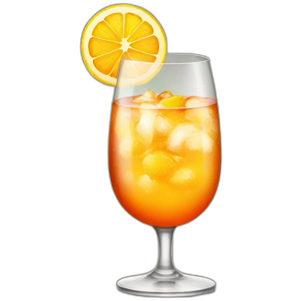 Spritz glass emoji
