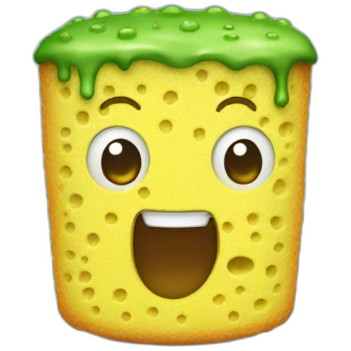 Sponge-legs-arms-and-Face emoji