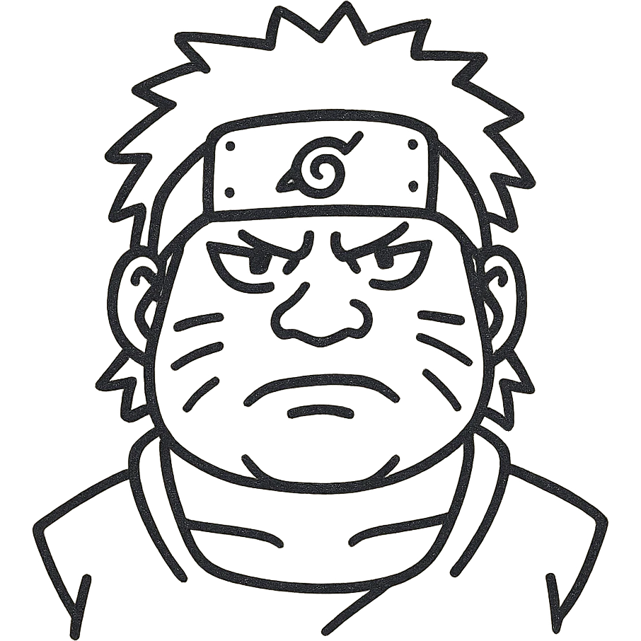 Jirobo from Naruto emoji