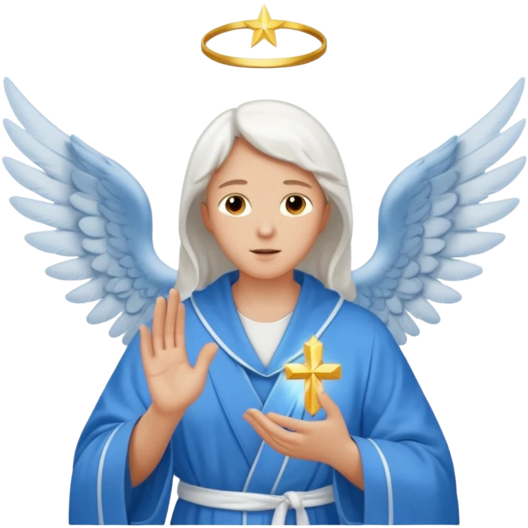 angel gabriel talking to mary emoji