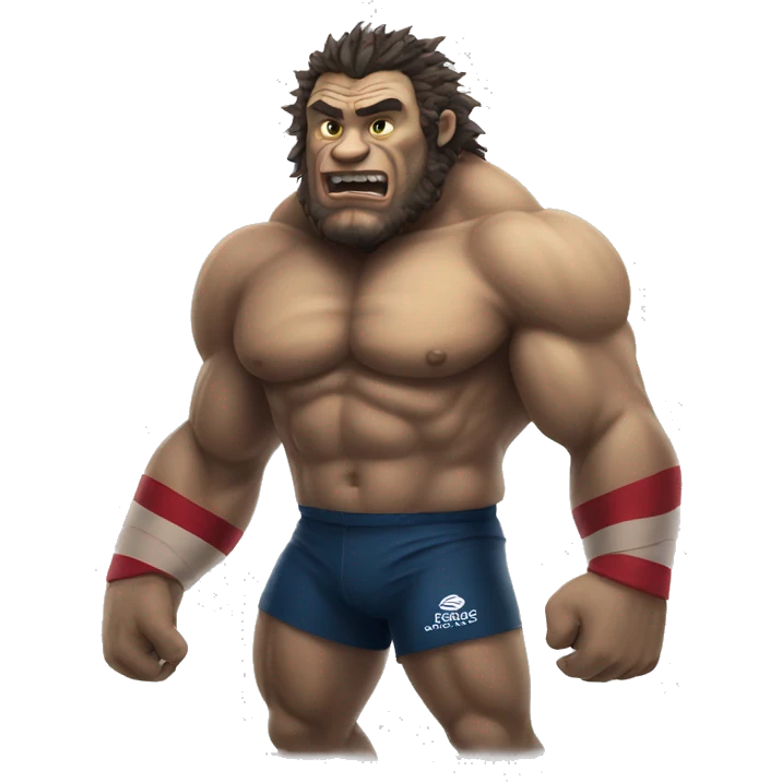 Rugby beast emoji