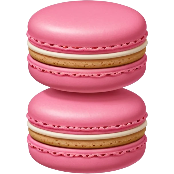 Pink cute macaron emoji